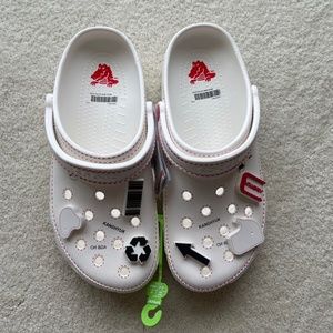 KANGHYUK X Crocs, White Red Size 9M 11W